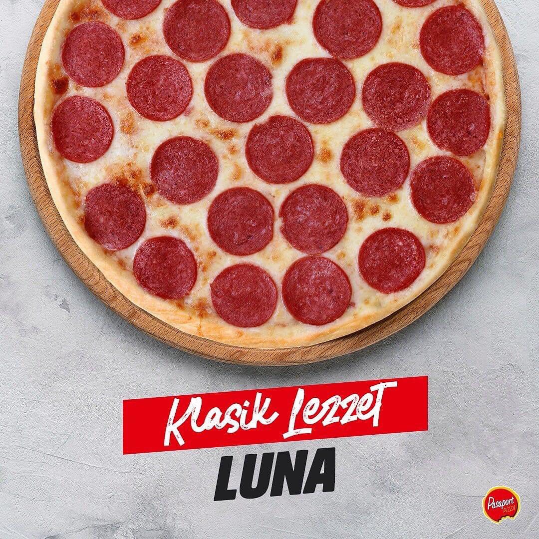 klasik lezzet Pasaport Pizza Pizzalar luna pizza