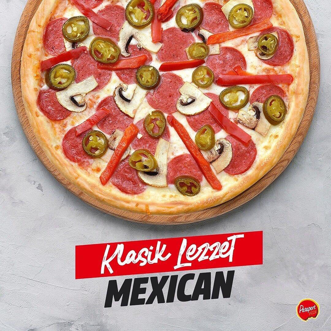 klasik lezzet Pasaport Pizza Pizzalar mexican pizza