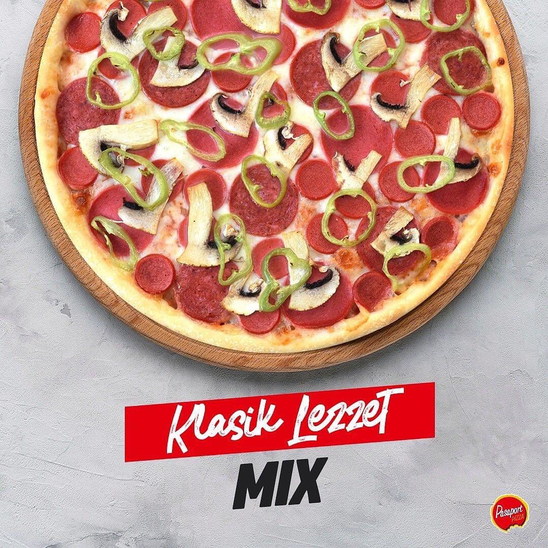 klasik lezzet Pasaport Pizza Pizzalar mix pizza
