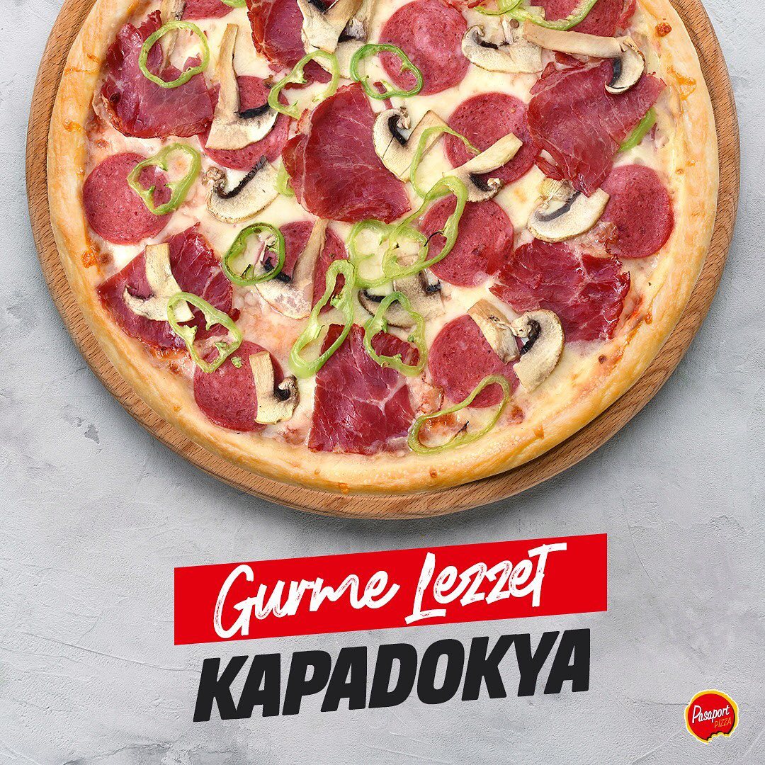 gurme lezzet Pasaport Pizza Pizzalar kapadokya pizza
