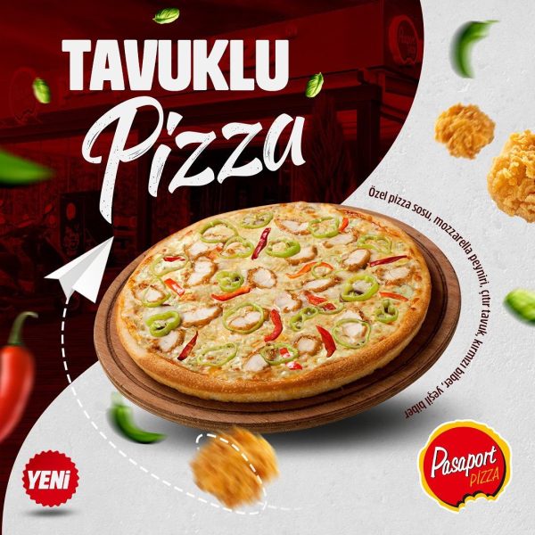 tavuklu pizza pasaport pizza akcay 1